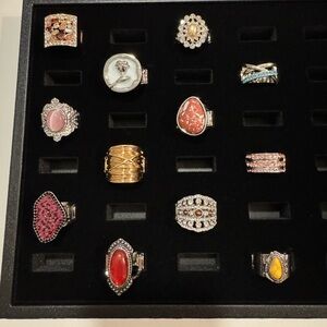 Paparazzi Vibrant Ring Collection - Gold, Silver, Pink, Red